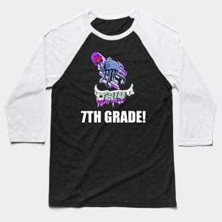 7TH Grade Jelly  - Basketball Player - Sports Athlete - Vector Graphic Art Design - Typographic Text Saying - Kids - Teens - AAU Student Baseball T-Shirt
